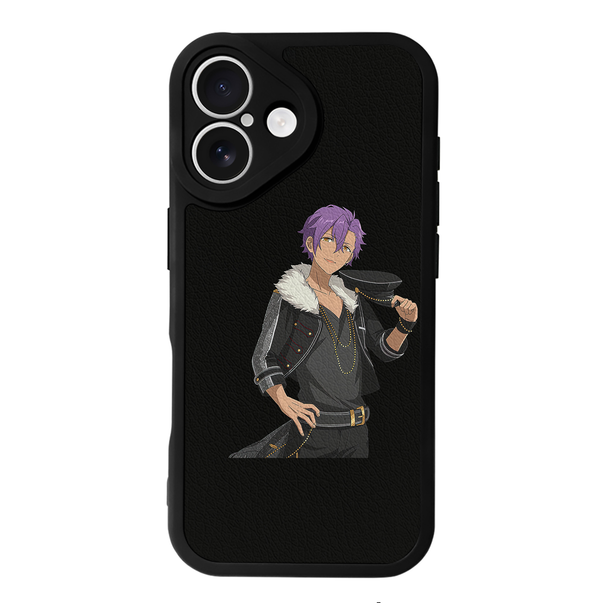 （画像用） あんさんぶるスターズ! Ensemble Stars 【iPhone 16シリーズ対応】シリコンスマホケース（レザー調） 材質：シリコン